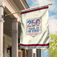 250 Years Of No Kings Garden Flag American Freedom Protest