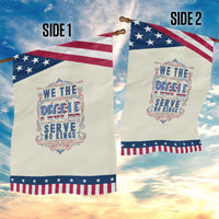 We The People Serve No Kings Garden Flag American Patriot Freedom Gift