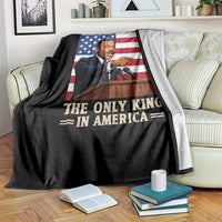 The Only King In America Throw Blanket Honoring Martin Luther King Jr