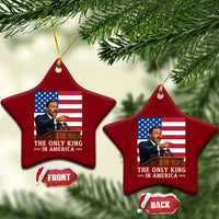 The Only King In America Ceramic Ornament Honoring Martin Luther King Jr