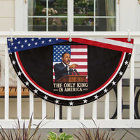 The Only King In America Patriotic Fan Flag Honoring Martin Luther King Jr