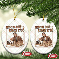 Martin Luther King Ceramic Ornament Rejecting Kings Since 1776