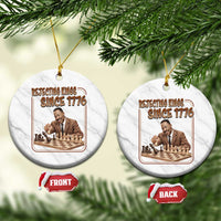 Martin Luther King Ceramic Ornament Rejecting Kings Since 1776