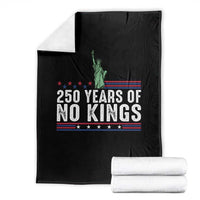 250 Years Of No Kings Throw Blanket Statue Of Liberty Freedom Protest