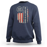 250 Years Of No Kings Sweatshirt Vintage American Flag