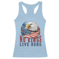 No Kings Live Here Racerback Tank Top Patriotic American Eagle