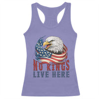 No Kings Live Here Racerback Tank Top Patriotic American Eagle