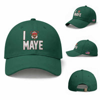 I Love Maye Baseball Cap Football Lover Gift For NE Fan