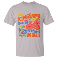 No Kings Wildflower Protest T Shirt No Fascists No Tyrants No Nazis