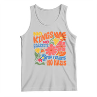 No Kings Wildflower Protest Tank Top No Fascists No Tyrants No Nazis
