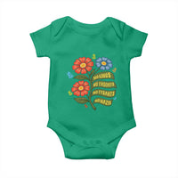 Wildflower Protest Freedom Gift Baby Onesie No Kings No Fascists No Tyrants