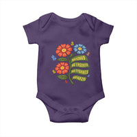 Wildflower Protest Freedom Gift Baby Onesie No Kings No Fascists No Tyrants