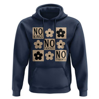 No Kings Wildflower Retro Boho Floral Hoodie