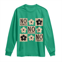 No Kings Wildflower Retro Boho Floral Long Sleeve Shirt