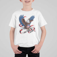 No Kings T Shirt For Kid USA 250th Anniversary Freedom Eagle