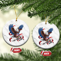 No Kings Ceramic Ornament USA 250th Anniversary Freedom Eagle