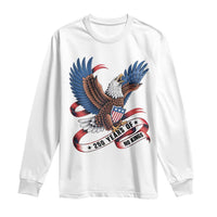 No Kings Long Sleeve Shirt USA 250th Anniversary Freedom Eagle