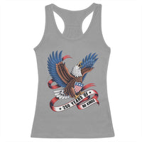 No Kings Racerback Tank Top USA 250th Anniversary Freedom Eagle
