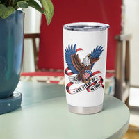 No Kings Tumbler Cup USA 250th Anniversary Freedom Eagle