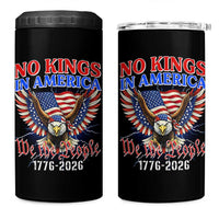 We The People No Kings In America 4 in 1 Can Cooler Tumbler 250 Years America Anniversary Vintage American Flag