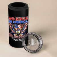 We The People No Kings In America 4 in 1 Can Cooler Tumbler 250 Years America Anniversary Vintage American Flag