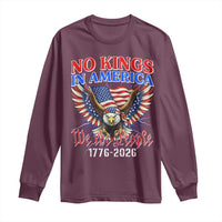 We The People No Kings In America Long Sleeve Shirt 250 Years America Anniversary Vintage American Flag