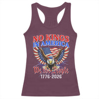 We The People No Kings In America Racerback Tank Top 250 Years America Anniversary Vintage American Flag
