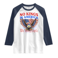 We The People No Kings In America Raglan Shirt 250 Years America Anniversary Vintage American Flag