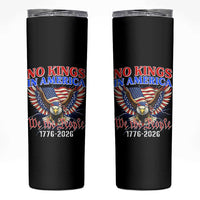 We The People No Kings In America Skinny Tumbler 250 Years America Anniversary Vintage American Flag