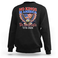 We The People No Kings In America Sweatshirt 250 Years America Anniversary Vintage American Flag