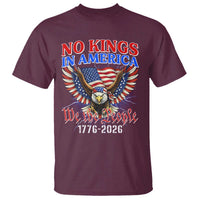 We The People No Kings In America T Shirt 250 Years America Anniversary Vintage American Flag
