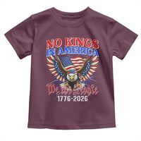 We The People No Kings In America Toddler T Shirt 250 Years America Anniversary Vintage American Flag