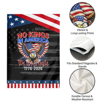 We The People No Kings In America Garden Flag 250 Years America Anniversary Vintage American Flag