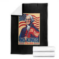 Funny George Washington Freedom Protest Throw Blanket No Kings