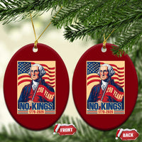 Funny George Washington Freedom Protest Ceramic Ornament No Kings