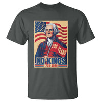 Funny George Washington Freedom Protest T Shirt No Kings