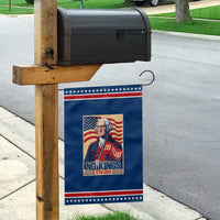 Funny George Washington Freedom Protest Garden Flag No Kings