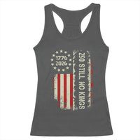 250 Still No Kings Racerback Tank Top Vintage Patriotic Flag