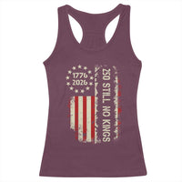 250 Still No Kings Racerback Tank Top Vintage Patriotic Flag