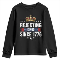 Rejecting Kings Since 1776 Youth Sweatshirt Anti Authoritarian Protest