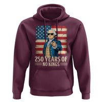 No Kings 250 Years George Washington Hoodie