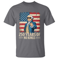No Kings 250 Years George Washington T Shirt