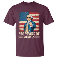 No Kings 250 Years George Washington T Shirt