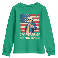 No Kings 250 Years George Washington Youth Sweatshirt