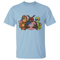 Funny Bigfoot Mothman Alien T Shirt USA 250th Anniversary