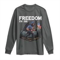 Patriotic Mothman Lover Long Sleeve Shirt Funny USA 250 Anniversary Gift