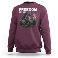 Patriotic Mothman Lover Sweatshirt Funny USA 250 Anniversary Gift