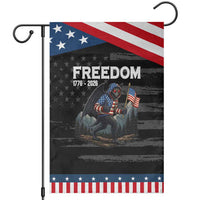Patriotic Mothman Lover Garden Flag Funny USA 250 Anniversary Gift