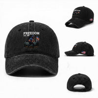 Patriotic Mothman Lover Washed Cotton Baseball Cap Funny USA 250 Anniversary Gift