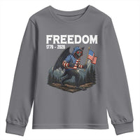 Patriotic Mothman Lover Youth Sweatshirt Funny USA 250 Anniversary Gift